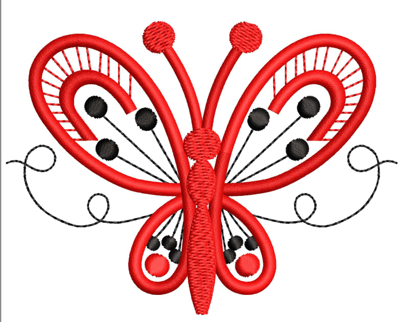 Butterfly Embroidery Design