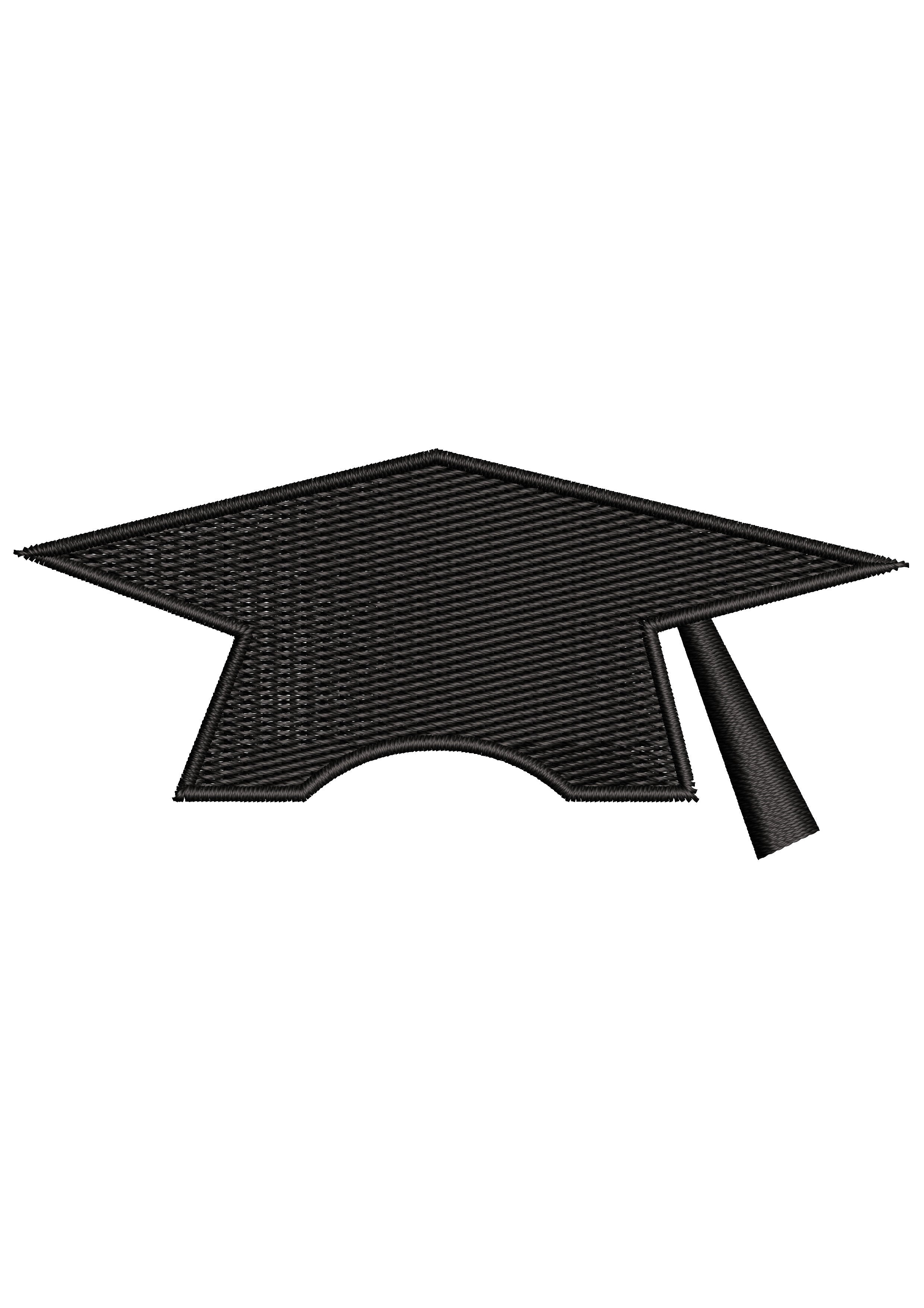 Cap Degree Embroidery Design