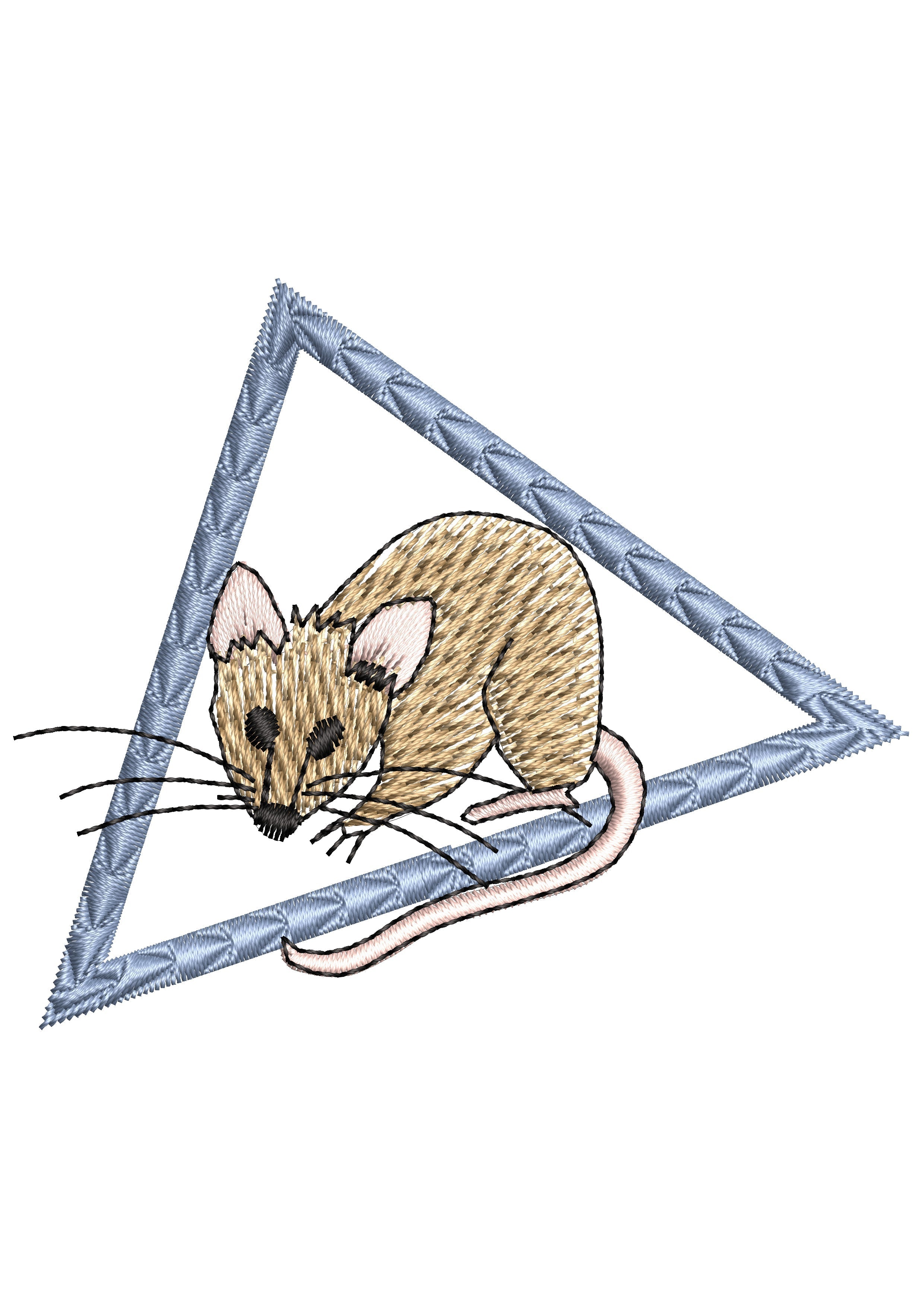 Mousetri Embroidery Design