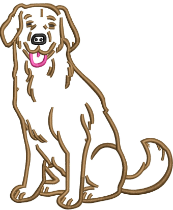 Dog Embroidery Design