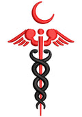 Snake Stick Embroidery Design