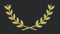 Golden Laurel Embroidery Design