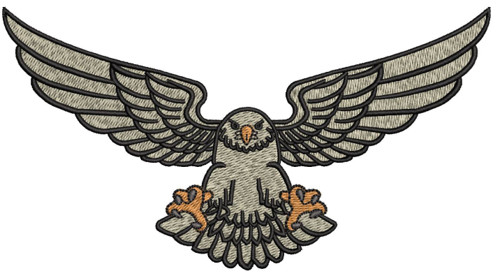 Eagle I Embroidery Design
