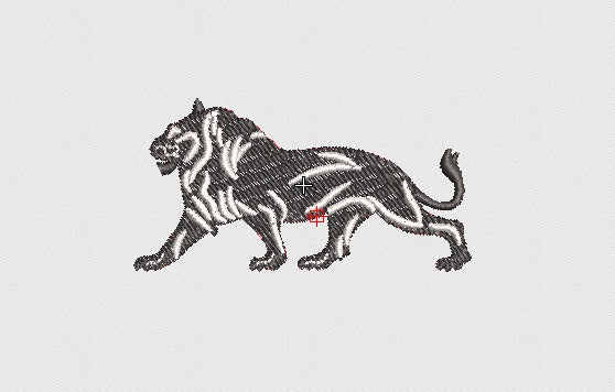 Tiger Embroidery Design