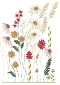 Flower Boshe Embroidery Design