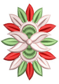 Art Multi Leaf Embroidery Design
