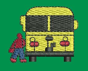 Stellar Traveler and Transport Embroidery Design