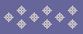 Geometric Buta Pattern Embroidery Design