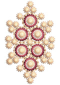 Star Bunch Embroidery Design