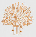 Abstract Stalks Base Embroidery Design