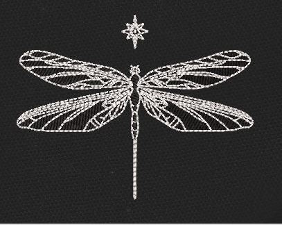 Astral Dragonfly Stitch Embroidery Design