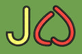 Letter J and Heart Embroidery Design