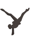 Man Gymnastic Embroidery Design