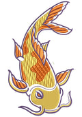Cat Fish Embroidery Design