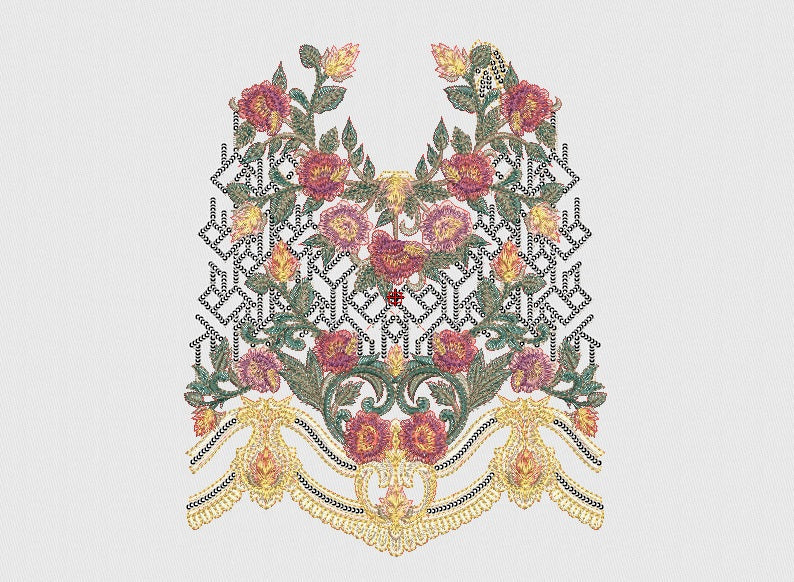 Flower Embroidery Design