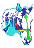 Multi Horse Head Embroidery Design
