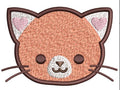 Cat Face Embroidery Design