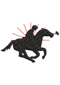 Horse Shaine Embroidery Design