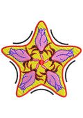 Star Flower Embroidery Design