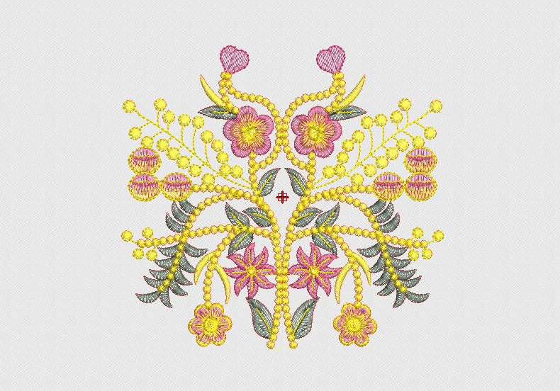 Flower Embroidery Design