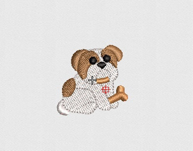 Dog Embroidery Design