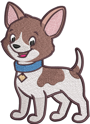 Dog Embroidery Design