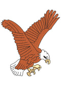 Eagle Embroidery Design