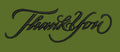 Elegant Cursive Appreciation Script Embroidery Design