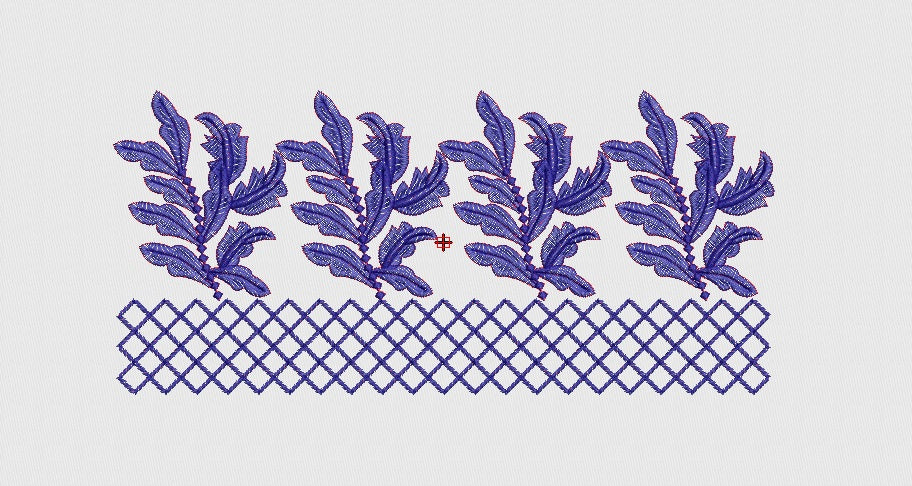 Flower Embroidery Design 876