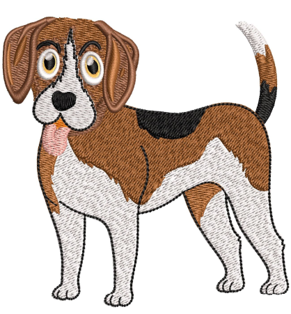 Dog Embroidery Design