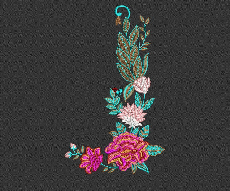 Flower Embroidery Design