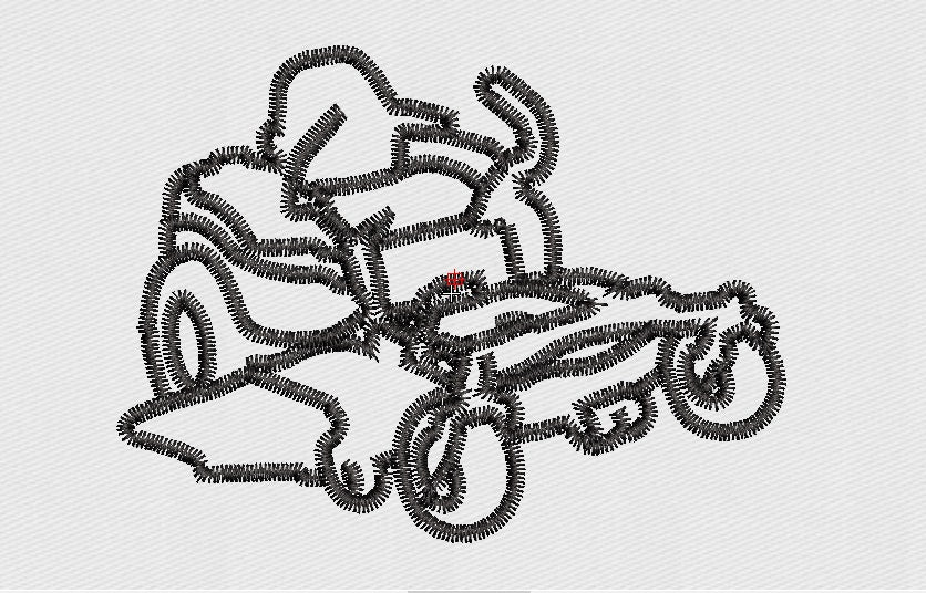 Car Embroidery Design