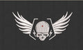 Skull Embroidery Design