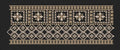 Floral Border Golden & Black Embroidery Design