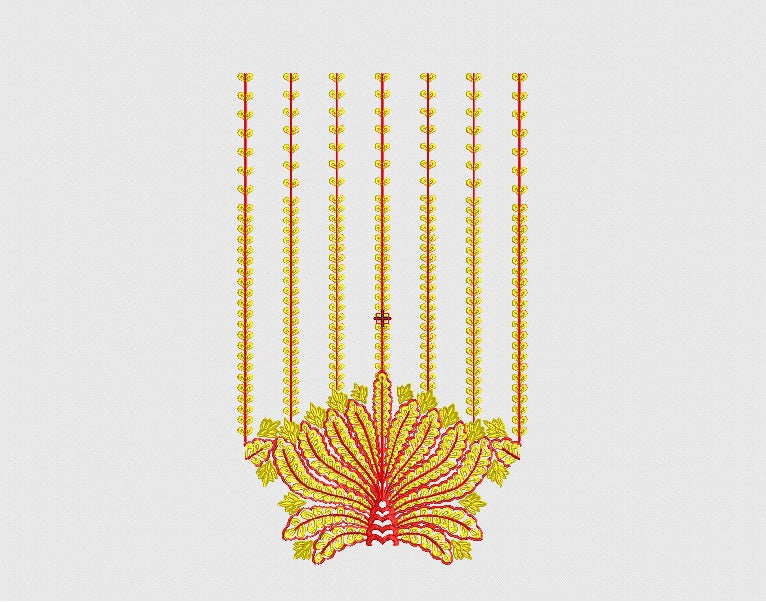 Flower Embroidery Design 863