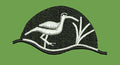 Wading Bird in Tall Grass Embroidery Design