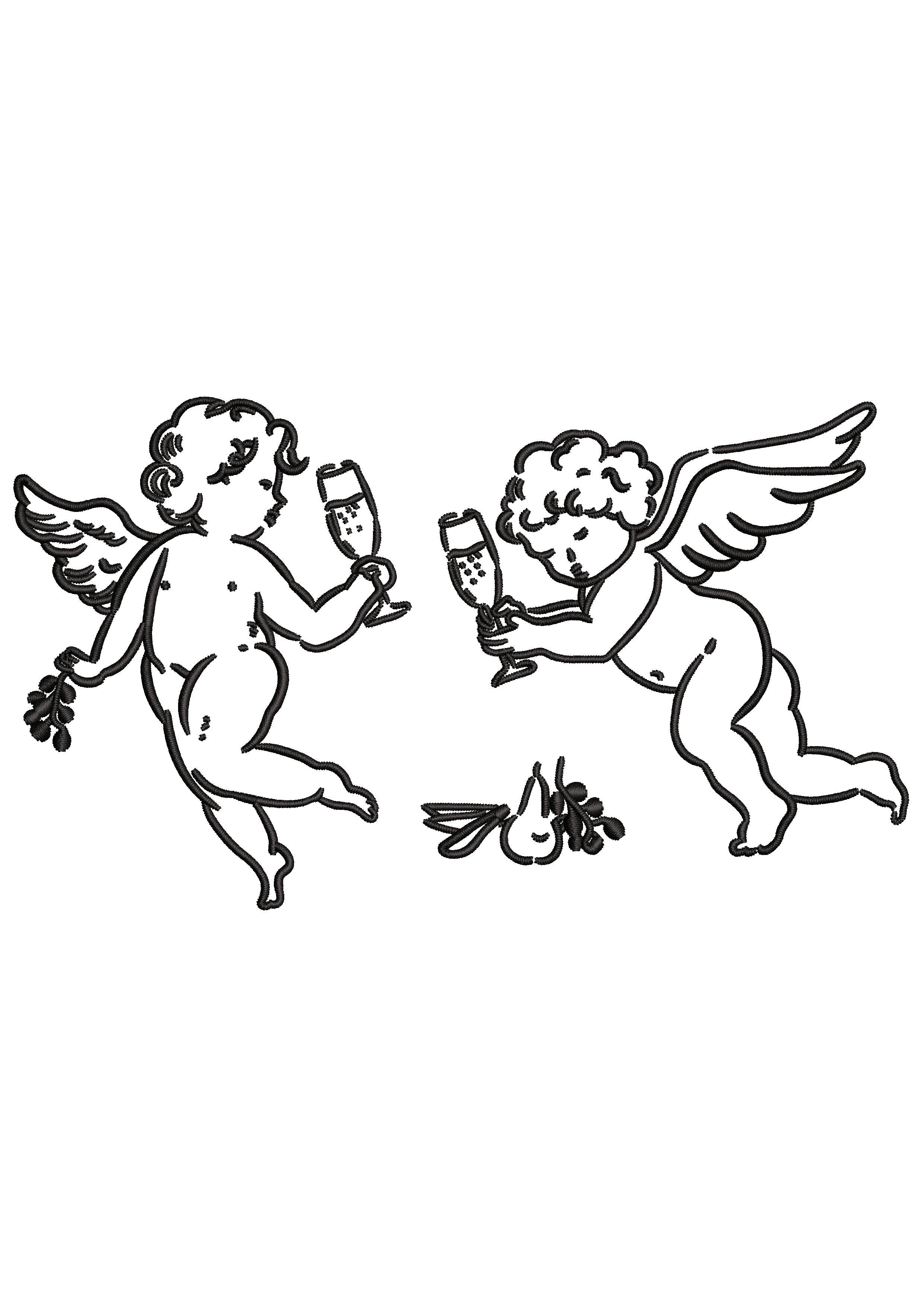 Little Angel Embroidery Design