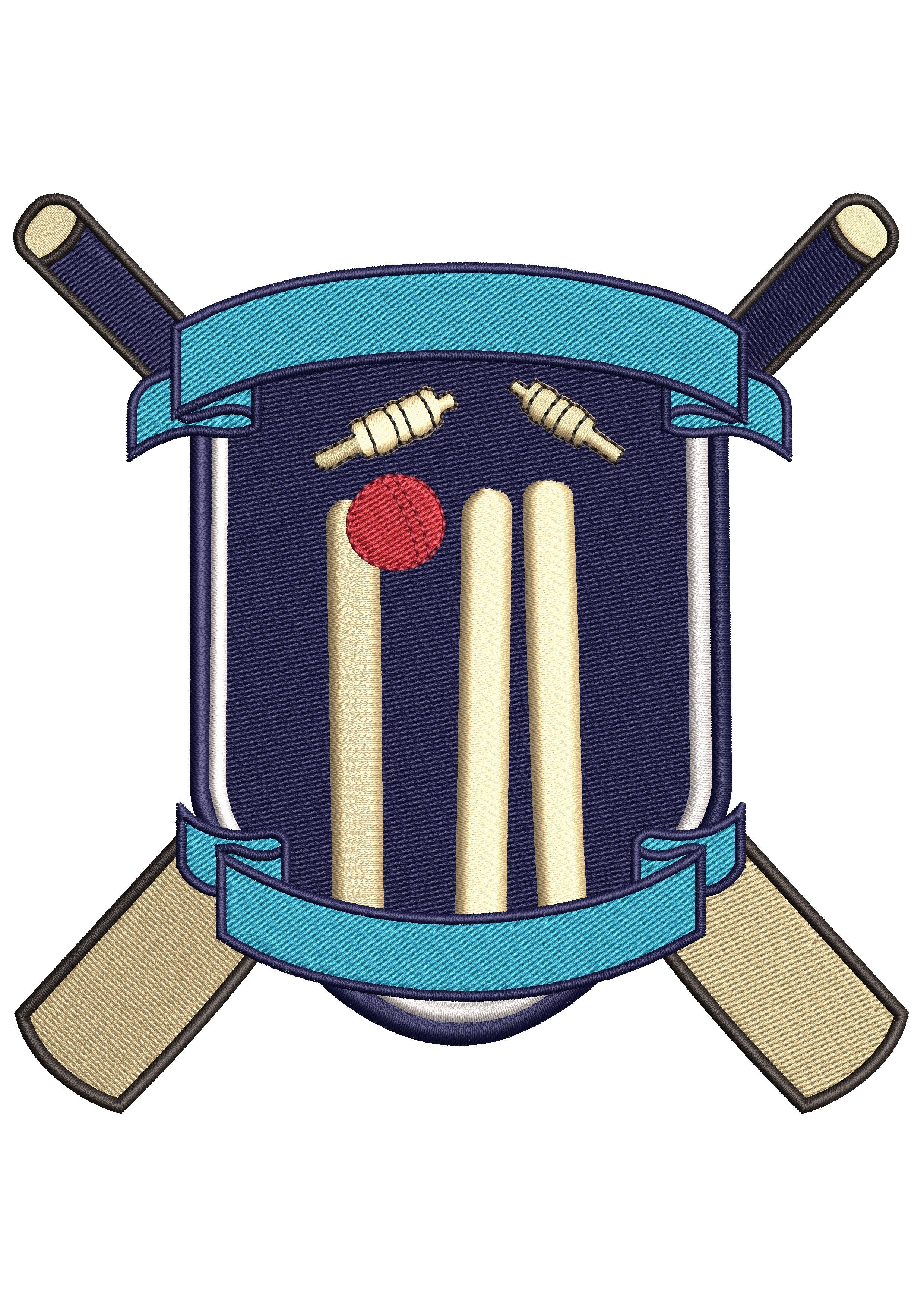 Cricket Bag Embroidery Design