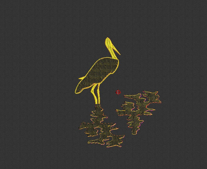 Bird Embroidery Design