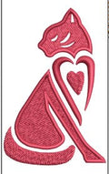 Cat Embroidery Design