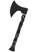 Axe Embroidery Design