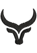 Bull Head Embroidery Design