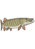 Cruel Fish Embroidery Design