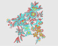 Flower Embroidery Design