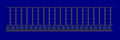 Golden Vertical Lines And Blue Jacquard Border Embroidery Design