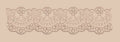 Four Leaf Clover Scallop Trim Embroidery Design