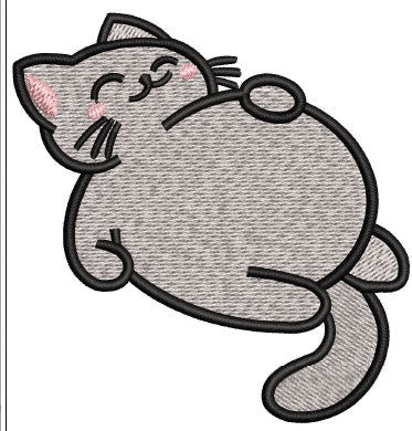 Cat Embroidery Design