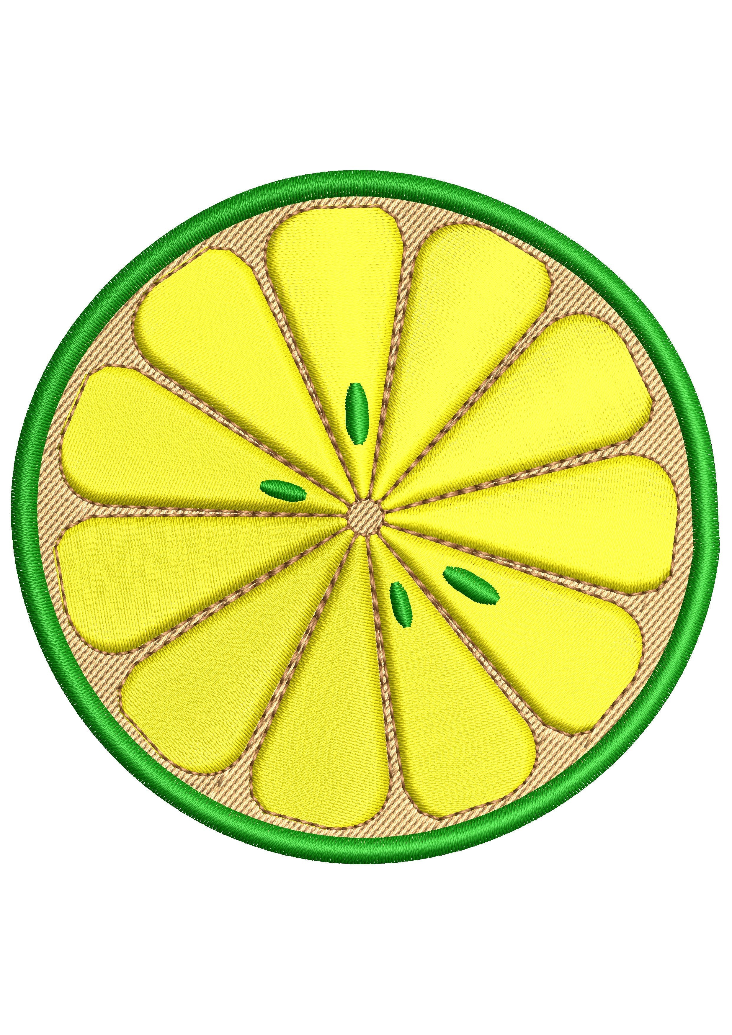 Lime Embroidery Design