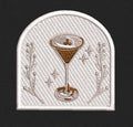 Espresso Coupe Arch Embroidery Design