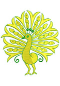 Peacock Embroidery Design